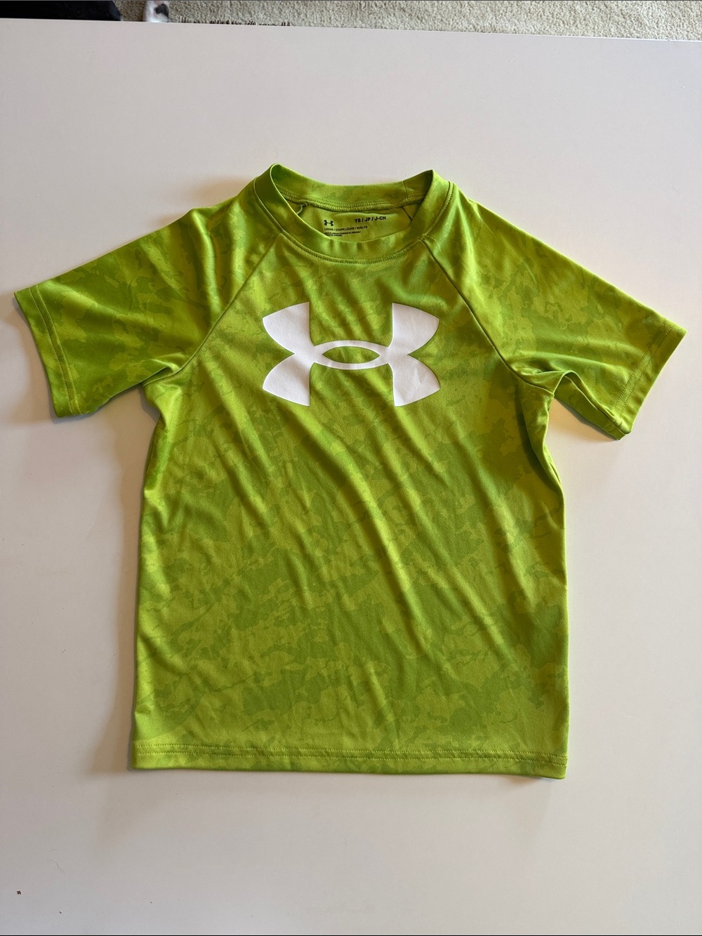 Under Armour Lime Green Short Sleeve Logo Tee
